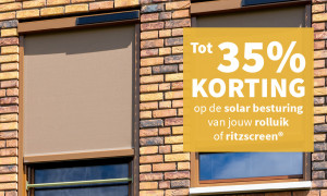 Tot 35% korting op Solar bediening Verano Rolluiken & Ritzscreens