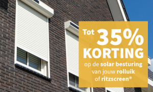 Tot 35% korting op Solar bediening Verano Rolluiken & Ritzscreens