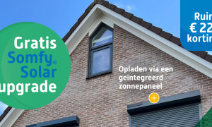 Allround Somfy Solar Rolluik Gratis Upgrade actie!