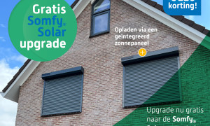 Allround Somfy Solar Rolluik Gratis Upgrade actie!