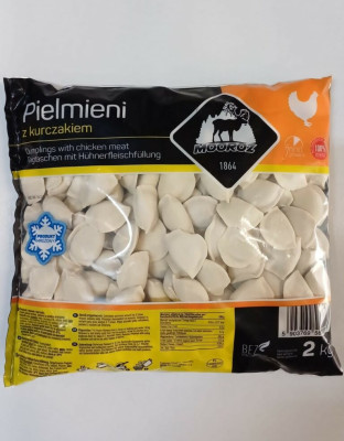 PIELMIENI Z KURCZAKIEM 2kg (6szt.) €8.97/szt.   MOOROZ