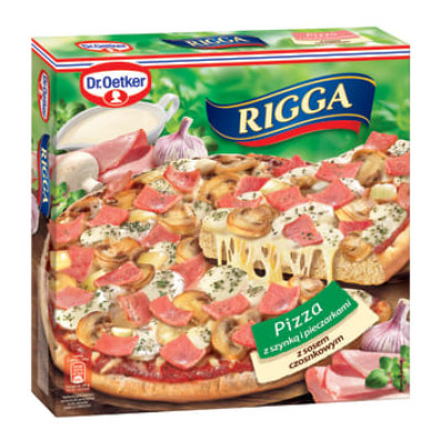 PIZZA RIGGA SZYNKA PIECZARKA 270gr. (5szt.)  DR.OETKER