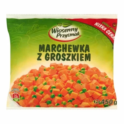 MARCHEWKA Z GROSZKIEM 450gr.(17szt.) WIOSENNY PRZYSMAK