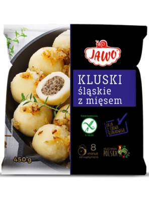 JAWO KLUSKI SLASKIE Z MIESEM 450g (12szt.)