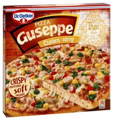 PIZZA GUSEPPE CHICKEN THAI 375gr. (5szt.) €2,50/szt. DR.OETKER