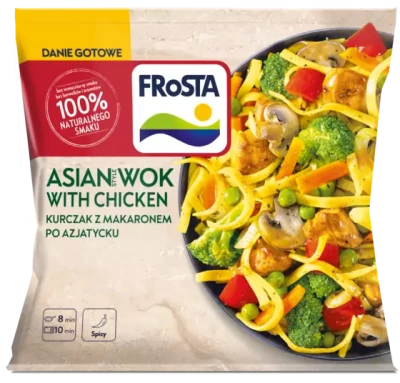 DANIE  ASIAN  WOK 450gr. ( 10szt.) FROSTA