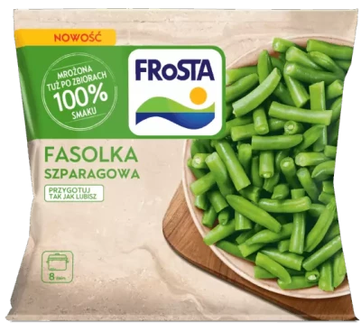 FASOLKA SZPARAGOWA ZIELONA CIETA 400gr.(14szt.) FROSTA