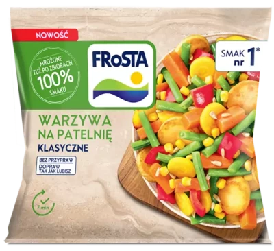WARZYWA NA PATELNIE KLASYCZNE 400gr. (10szt.) FROSTA
