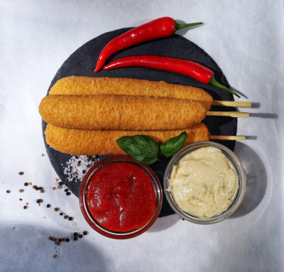 CORN DOG KLASYCZNY Z KABANOSEM 170g. ( 20st.) SNACK DOG