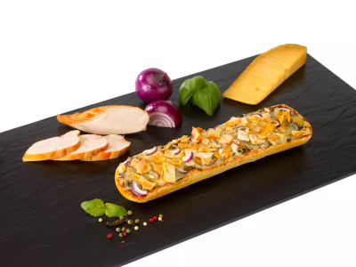 PIZZA BAGUETTE CHICKEN 222gr. 20st