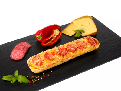 PIZZA BAGUETTE PEPERONI 180gr. 20st