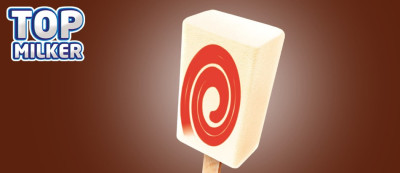 LODY TOP MILKER SMIETANKA TRUSKAWKA 110ml. ( 34szt.) KORAL