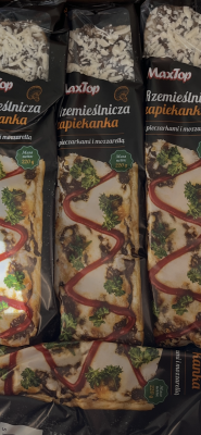 RZEMIESLNICZA ZAPIEKANKA ZPIECZARKA MOZZARELLA I SZYNKA 220g (15szt.) MAX TOP