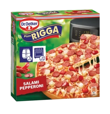 PIZZA RIGGA SALAMI PEPERONI 250gr.(5szt.) DR.OETKER