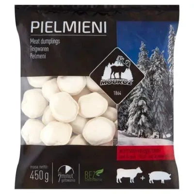 PIELMIENI WIEPRZOWO WOLOWE 450gr. (14szt.) €3,45/szt. MOOROZ