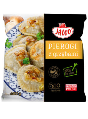 JAWO PIEROGI Z GRZYBAMI 450gr. (12szt.) €2,60szt.
