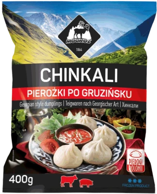 MINI CHINKALI WOLOWO WIEPRZOWE 400g (14szt.) €3.30/szt. MOOROZ