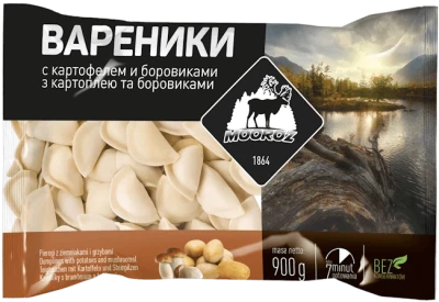 WARENIKI Z ZIEMNIAKAMI I GRZYBAMI 900gr. (12szt.) €4,20/szt. MOOROZ