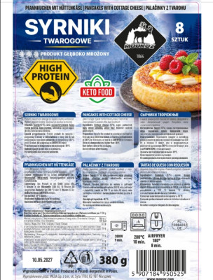 SYRNIKI TWAROGOWE 380gr.(16szt.) €2,70/szt. MOOROZ