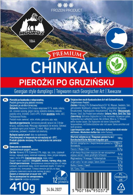 CHINKALI  GRUZINSKIE Z WIEPRZOWINA 410gr. (12szt.) €2,70 szt.