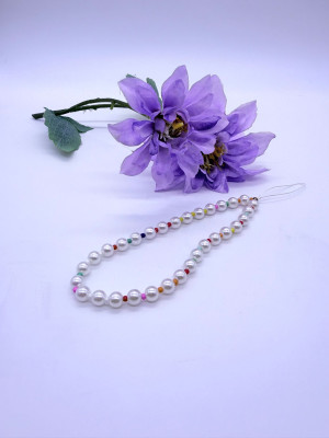 Silver Candy Pearl Telefoonkoord